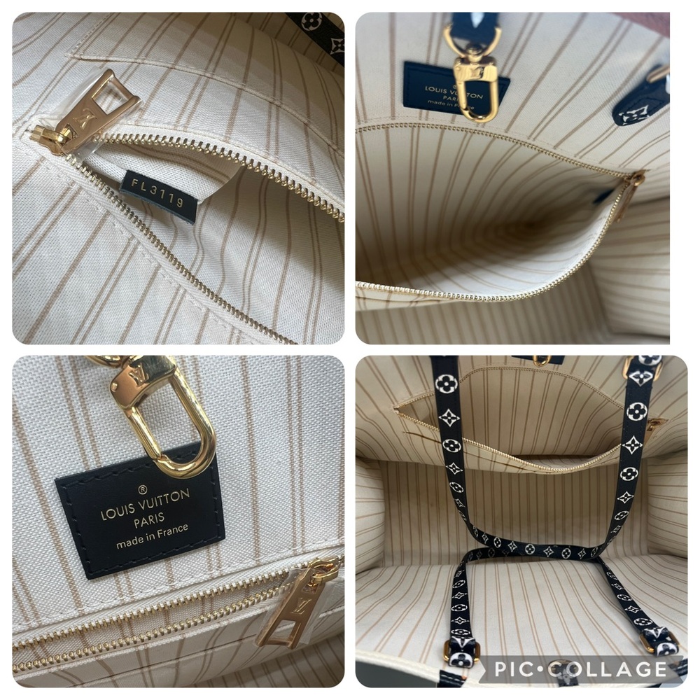 Authentic Louis Vuitton Limited Ed On The Go GM Jungle White 2way Top/shoulder - Picture 4 of 15